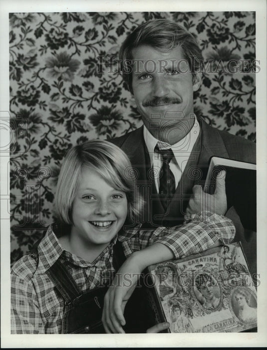 1975 Press Photo Christopher Connelly and Jodie Foster in "Paper Moon" - Historic Images