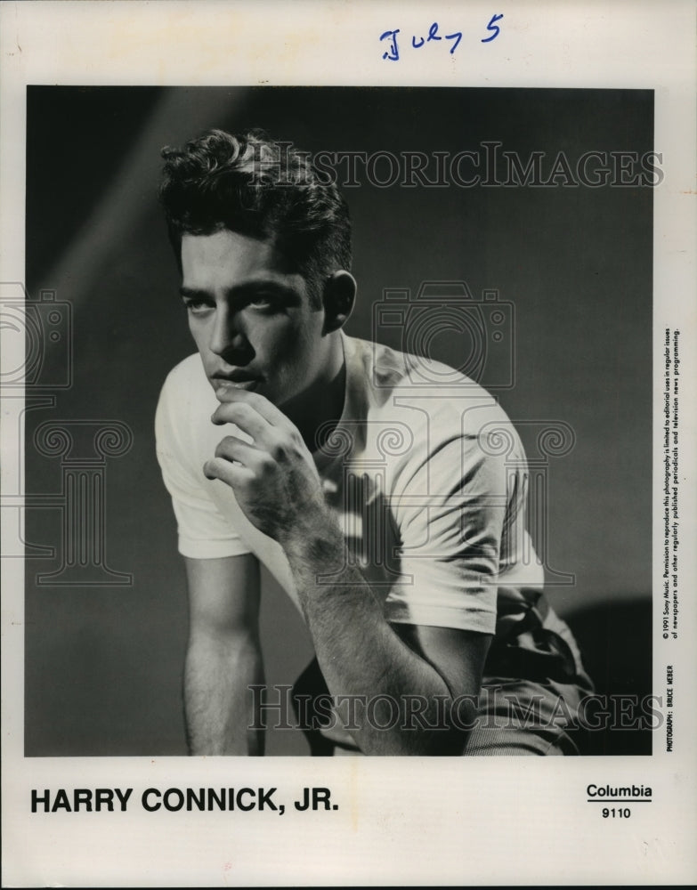 1991 Press Photo Harry Connick, Junior-United States Actor and Singer - Historic Images