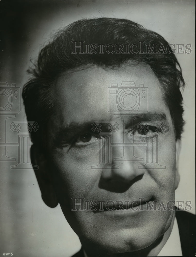 1964 Press Photo Richard Conte portrays Aldo Alfredo in Circus World - Historic Images