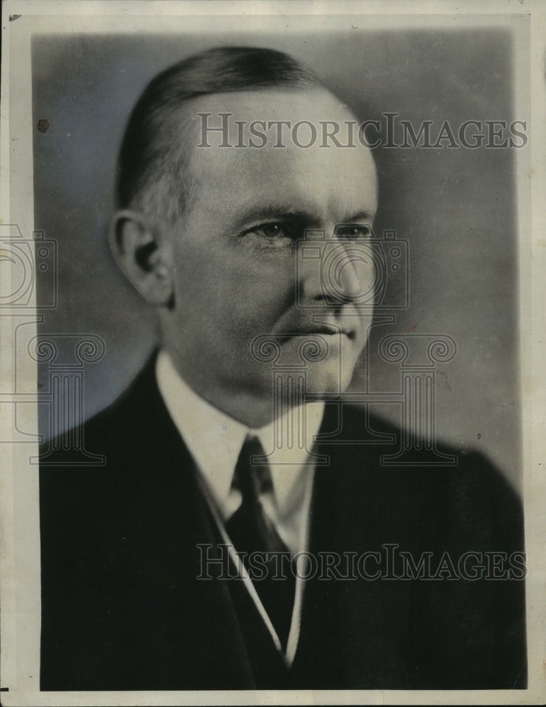 1933 Press Photo Copy of Calvin Coolidge-Former United States President - Historic Images