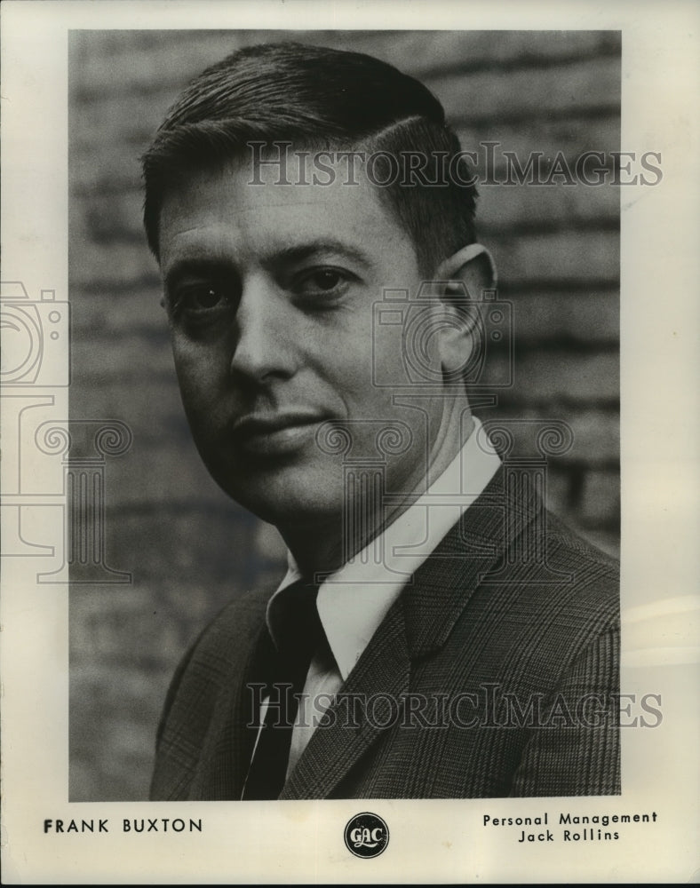 1963 Press Photo Frank Buxton, Host of Children's Television Show "Discovery" - Historic Images