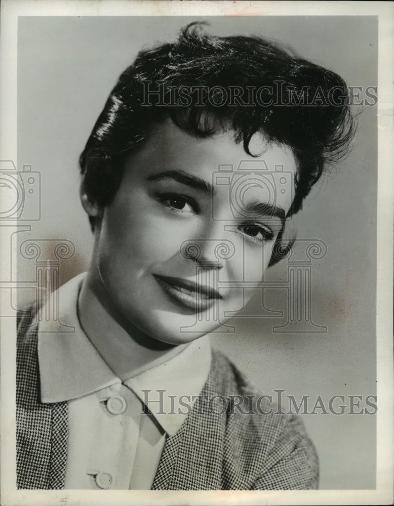 1960 Press Photo Jill Corey, Singer, to be Featured on &quot;The Dick Clark Show&quot; - Historic Images