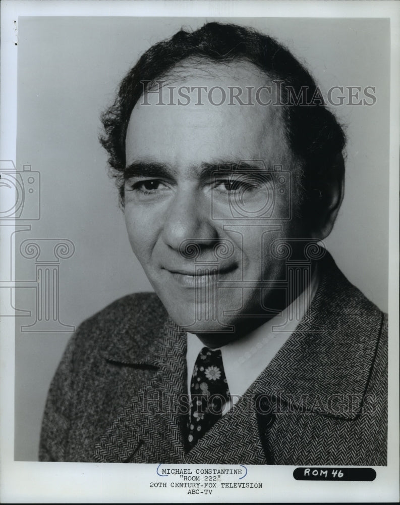 1970 Press Photo Actor Michael Constantine of &quot;Room 222&quot; - Historic Images