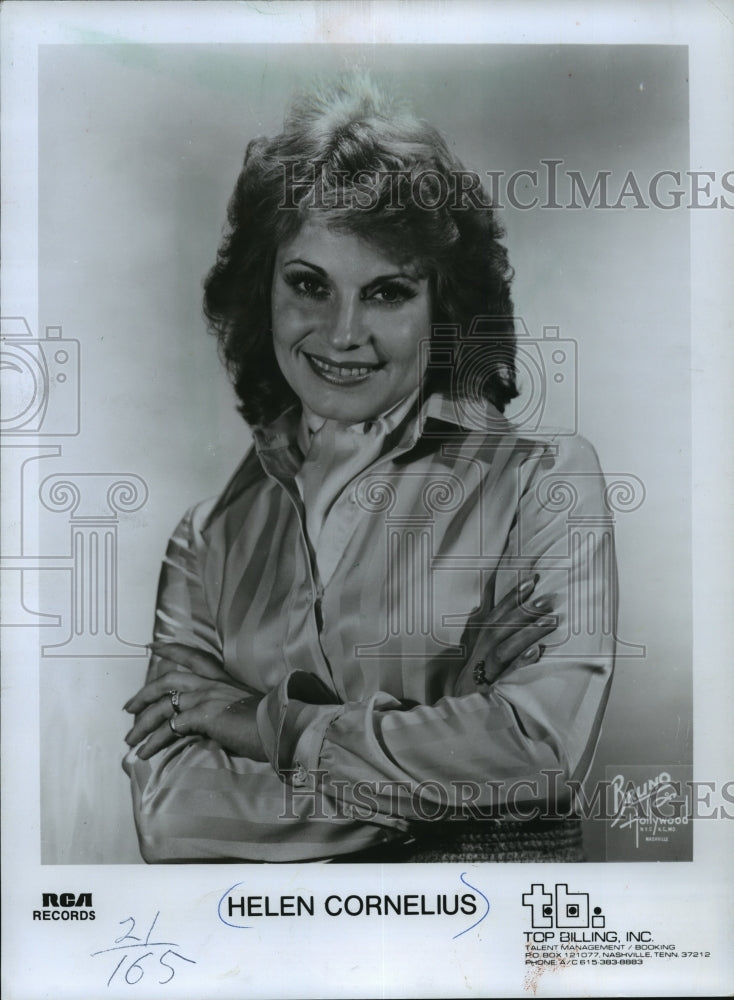 1980 Press Photo Helen Cornelius-Country Music Artist - Historic Images