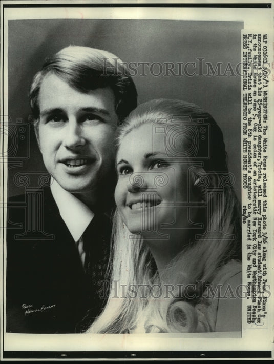 1971 President Nixon's daughter Tricia will marry Edward Cox - Historic Images
