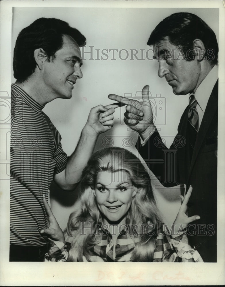 1969 Press Photo Ike Williams, Nancy Czar &amp; John Vivyon in Cactus Flower - Historic Images