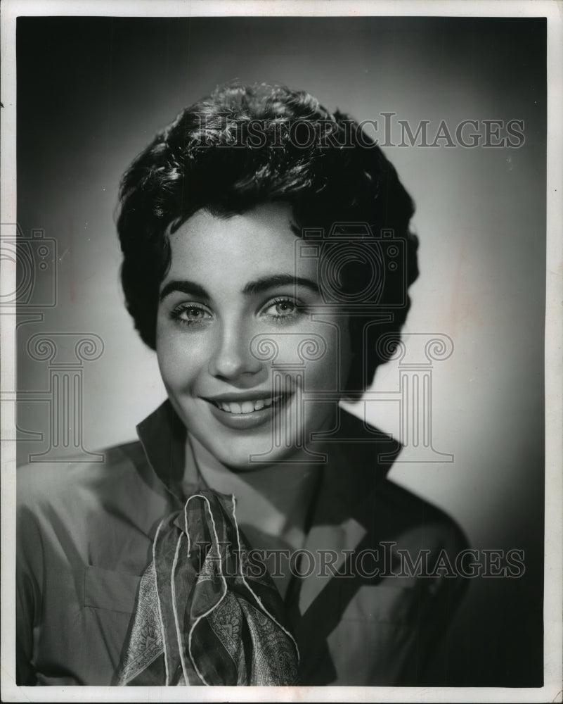 1956 Press Photo Cathy Crosby (Bob Crosby&#39;s Daughter) Actor and Singer - Historic Images