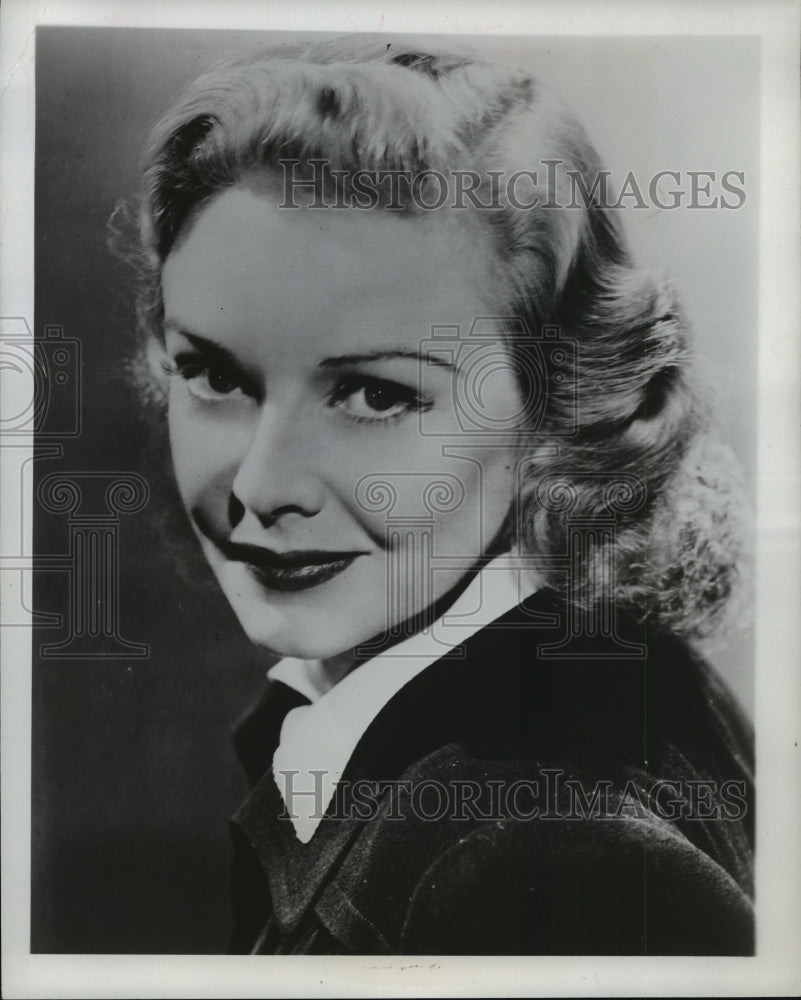 1950 Press Photo Madeleine Carroll-United States Actress - Historic Images