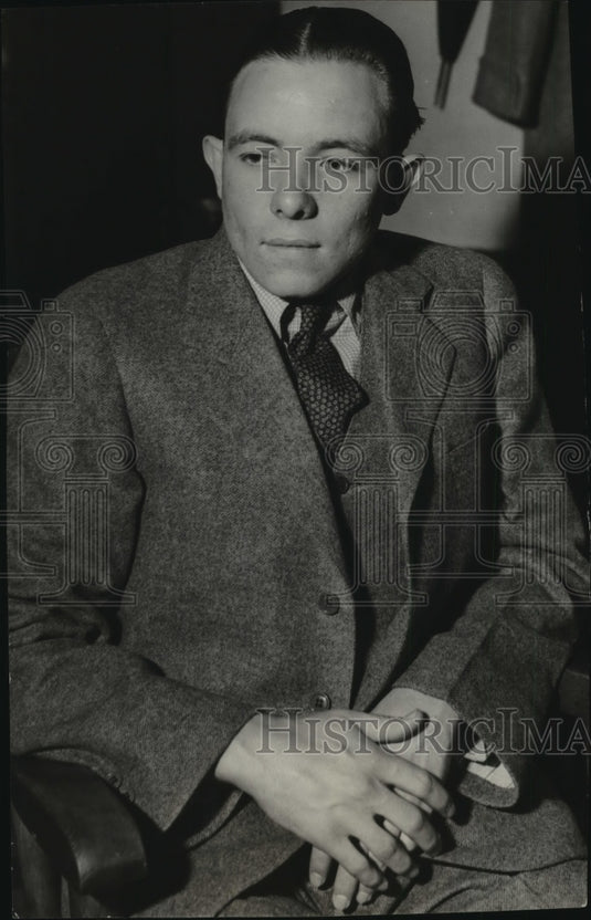 1936 Press Photo Convict James Day on trail for razor-slaying of Dickie Loeb- Historic Images