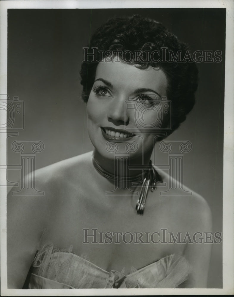 1952 Press Photo Denise Lor-American Popular Singer - Historic Images