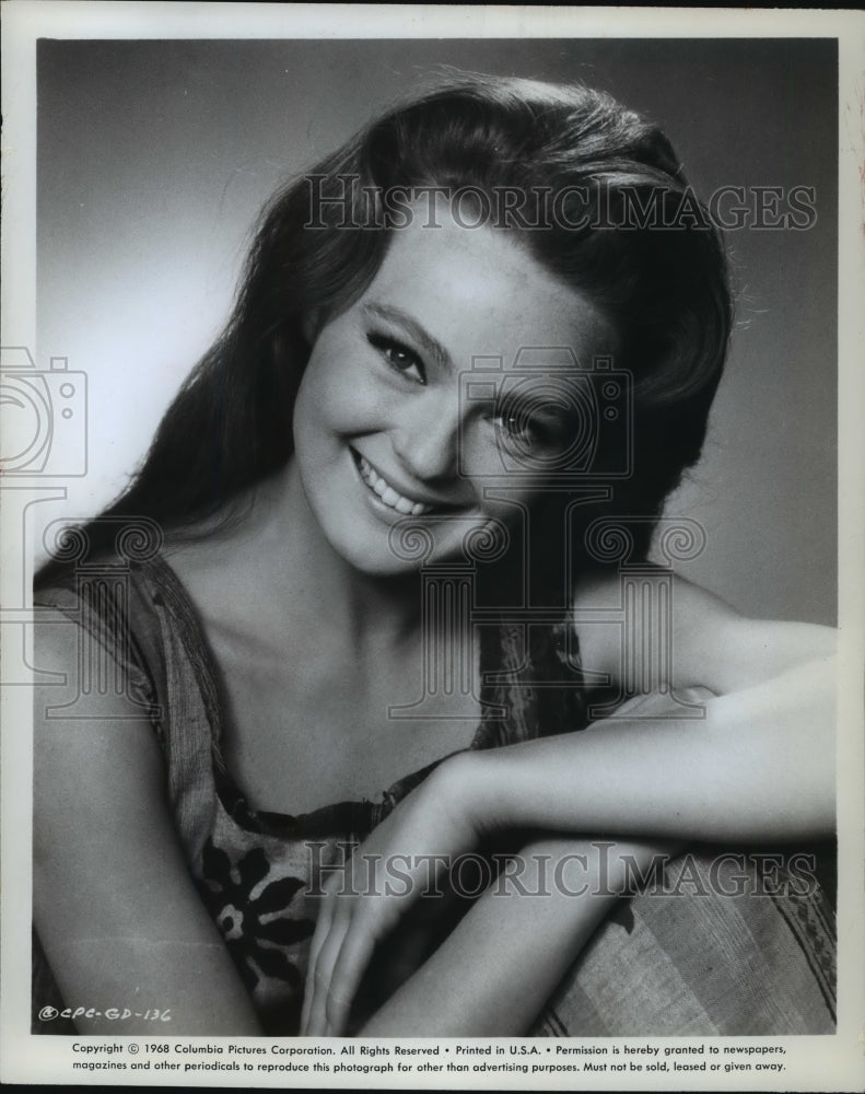 1968 Press Photo Katharine Houghton - Historic Images