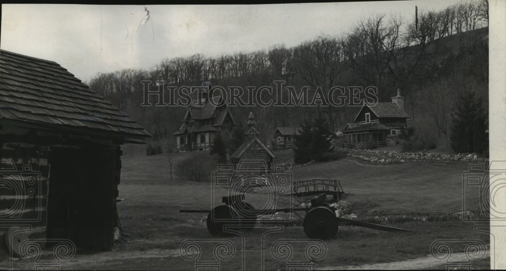 1941 Press Photo A Few Buildings in Scenic &quot;Little Norway&quot; - Historic Images