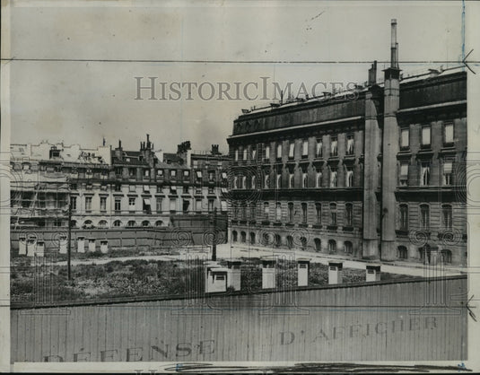1935 Press Photo The Bank of France Building in Paris, France - mjx27122-Historic Images