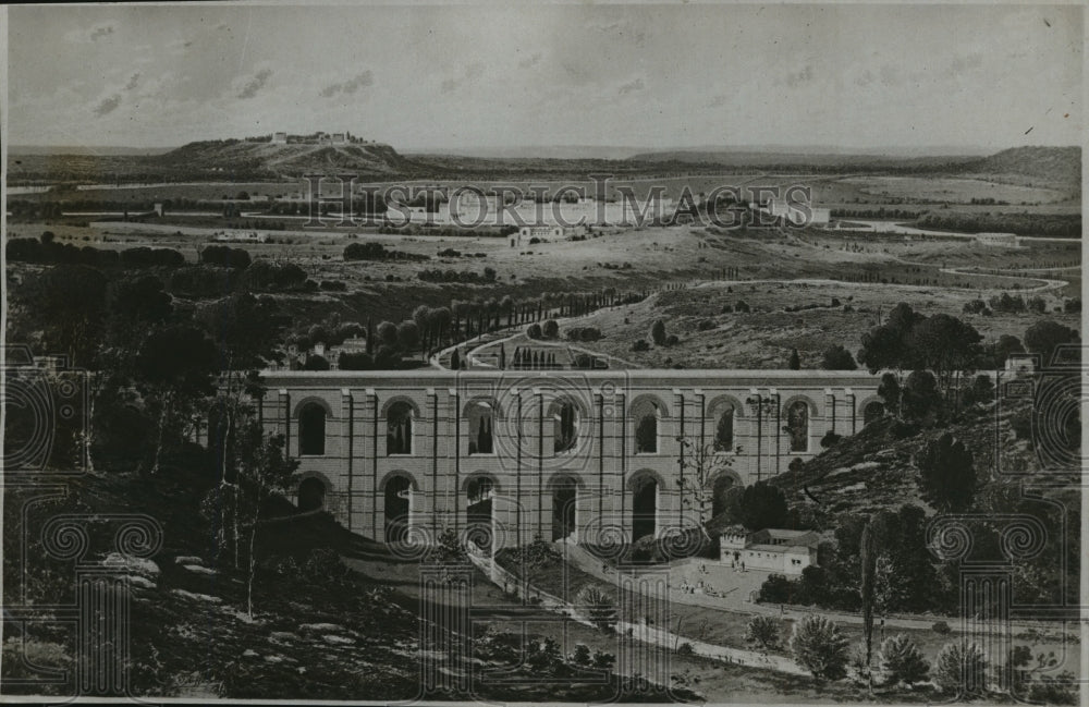 Press Photo Paris in the Hot Summer of A.D. 686 Before Torrential Rains - Historic Images