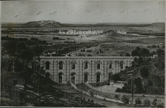 Press Photo Paris in the Hot Summer of A.D. 686 Before Torrential Rains - Historic Images