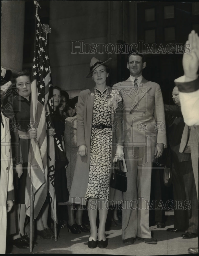 1939 Press Photo Crown Prince and Princess of Denmark - Historic Images