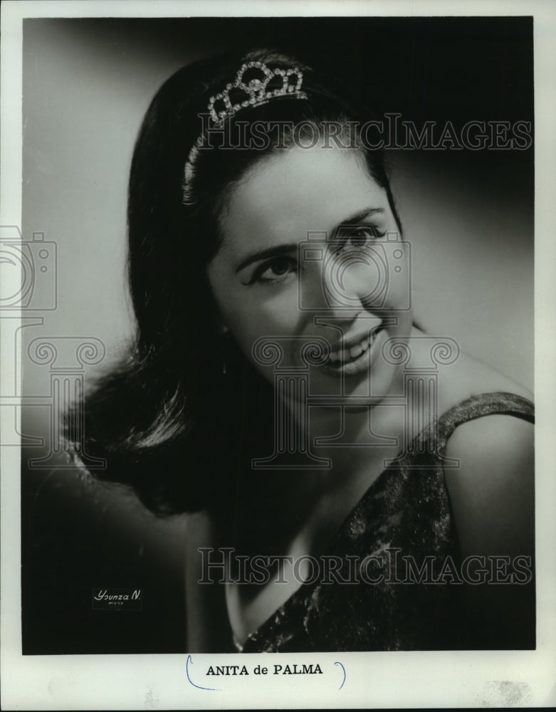 1968 Press Photo Singer Anita de Palma - Historic Images