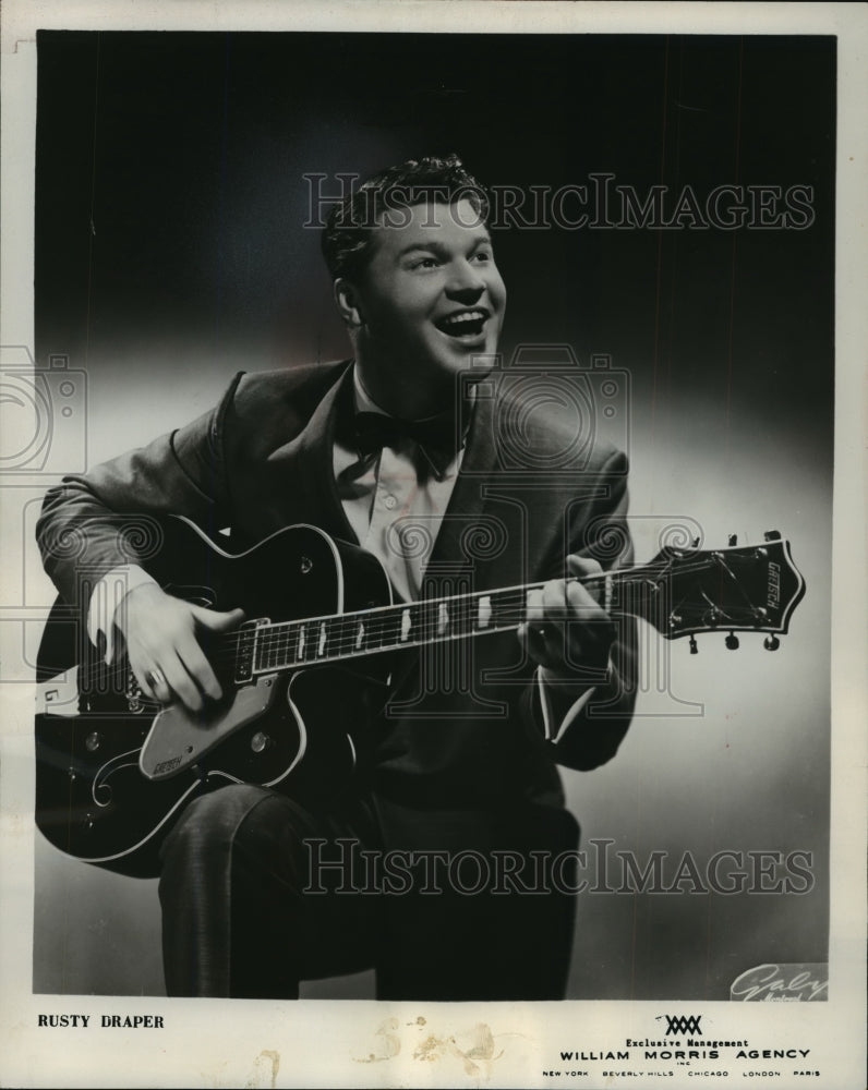 1960 Press Photo Rusty Draper, Singer - Historic Images