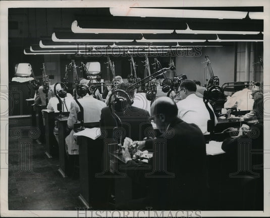 1954 Press Photo Dentistry By Television At The University of Illinois, Chicago-Historic Images