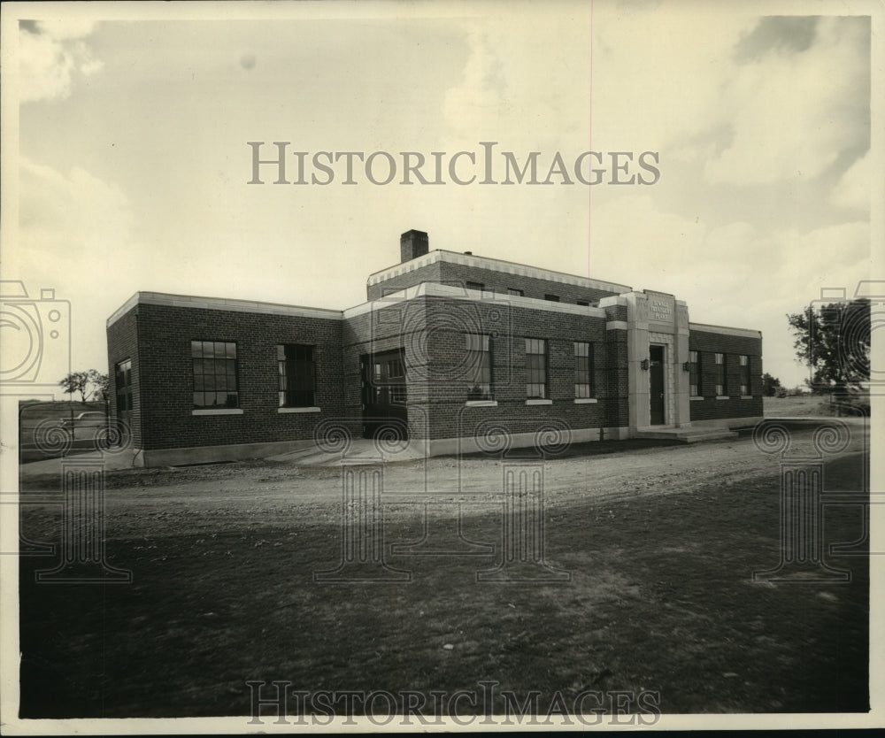 1938 Press Photo De Pere&#39;s Sewage Disposal Plant Built As PWA Project-Historic Images