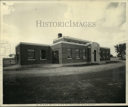 1938 Press Photo De Pere's Sewage Disposal Plant Built As PWA Project-Historic Images