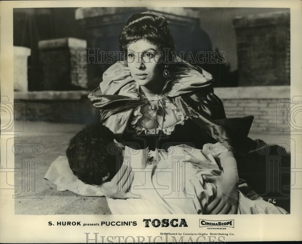 1963 Franca Duval as Maria Caniglia In The Opera, &quot;Tosca&quot; - Historic Images