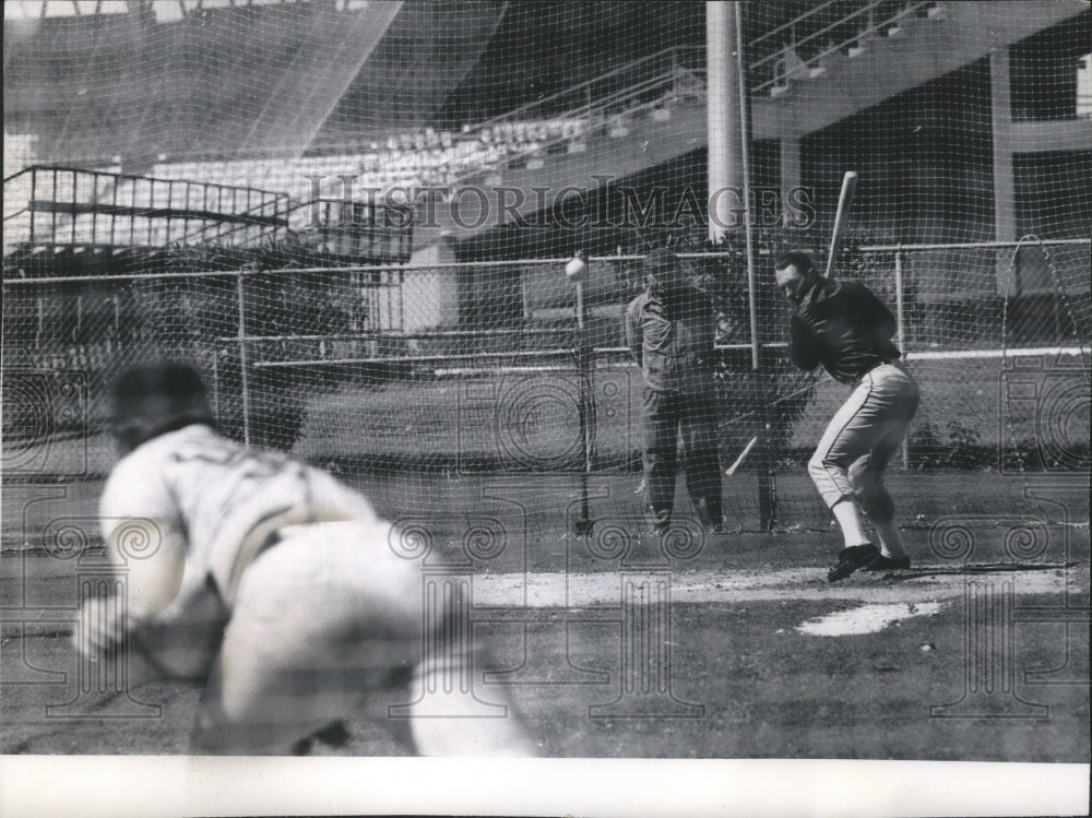 1965 Milwaukee Braves' Denis Menke and Hank Fischer, Spring Training-Historic Images