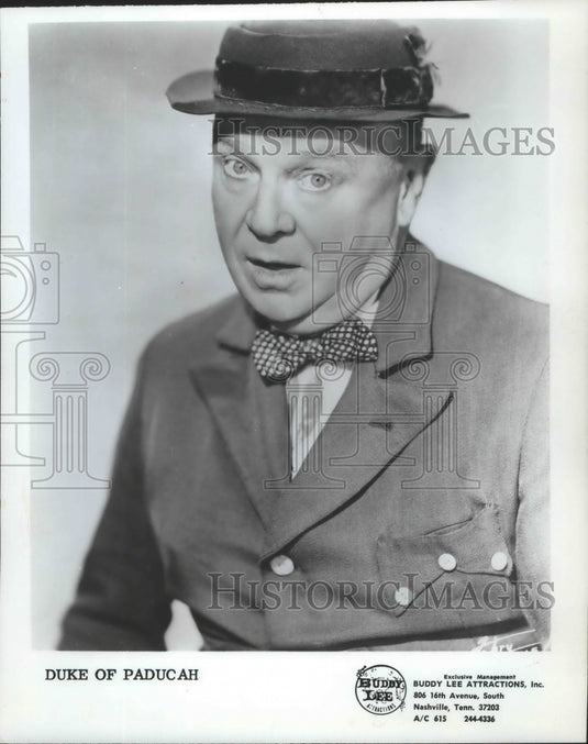 Press Photo Duke of Paducah, comedian - mjx29932-Historic Images