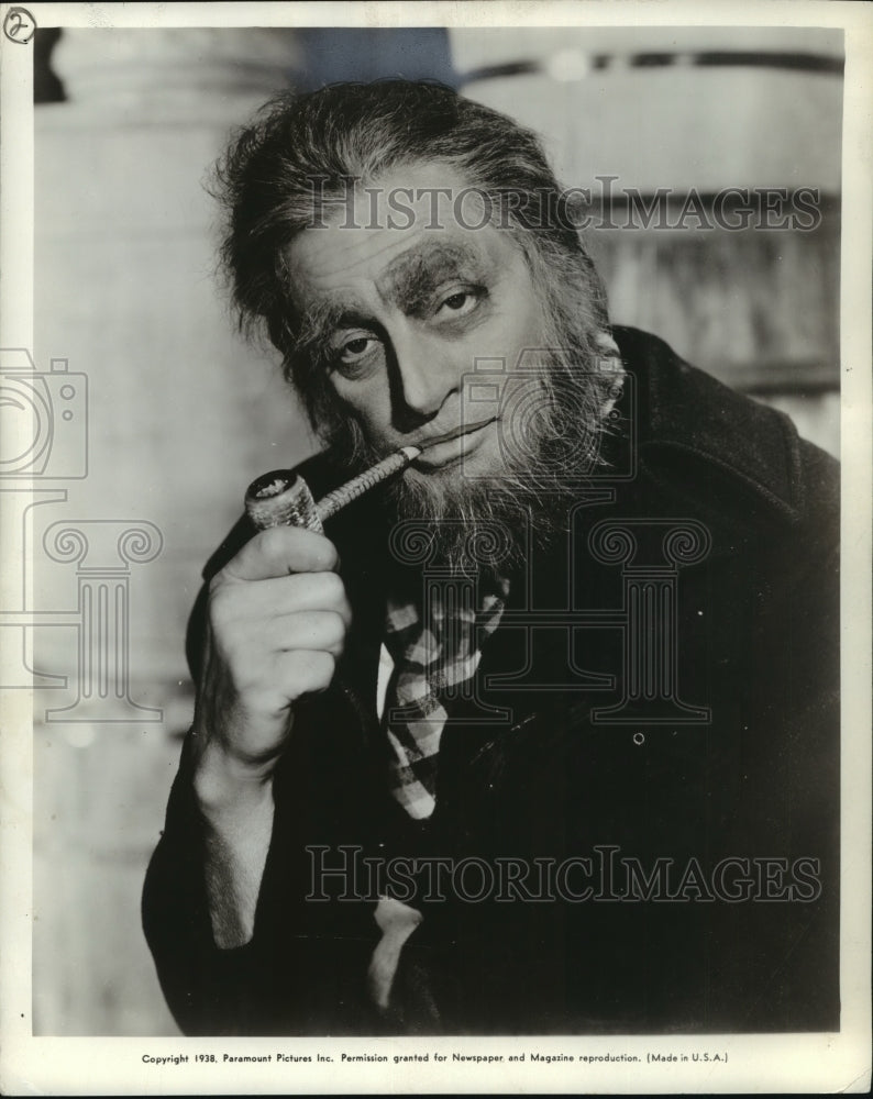 1938 Press Photo John Barrymore in costume as a seaman - Historic Images