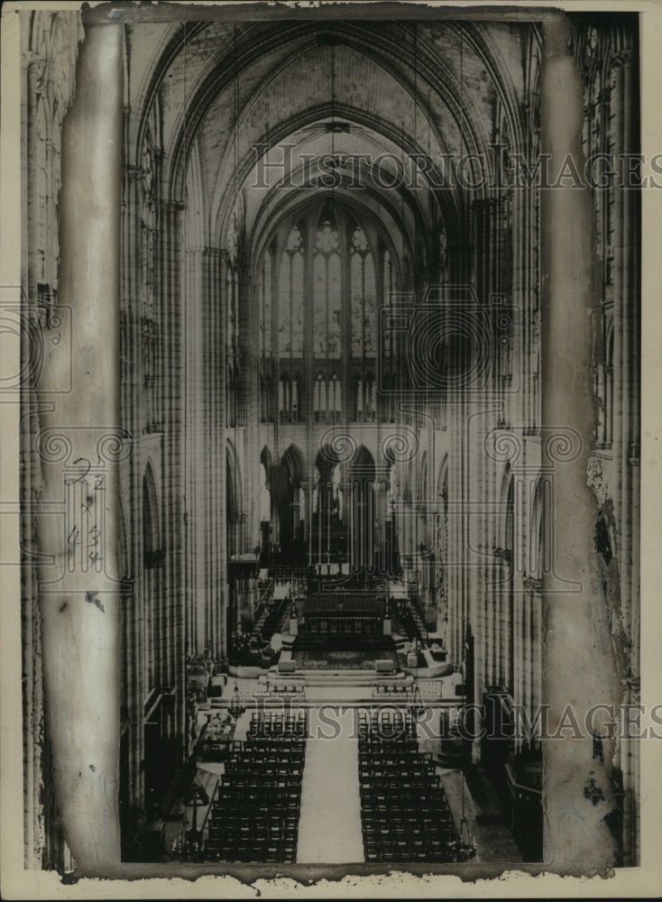1921 St. Denis Cathedral,Paris, burial place of King of France-Historic Images