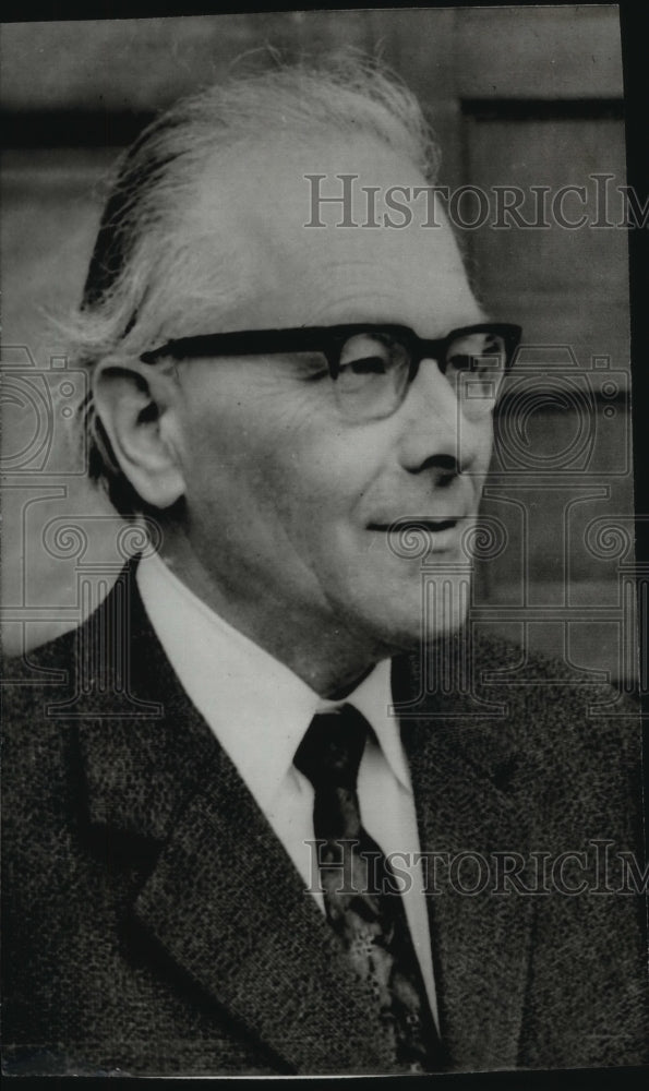 1968 Karl Josef Ferber, former Nazi judge on trial in Nuremberg-Historic Images