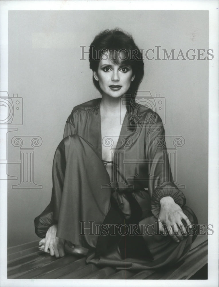 1982 Press Photo Jacklyn Zeman playing Bobbi Spencer on 'General Hospital'- Historic Images