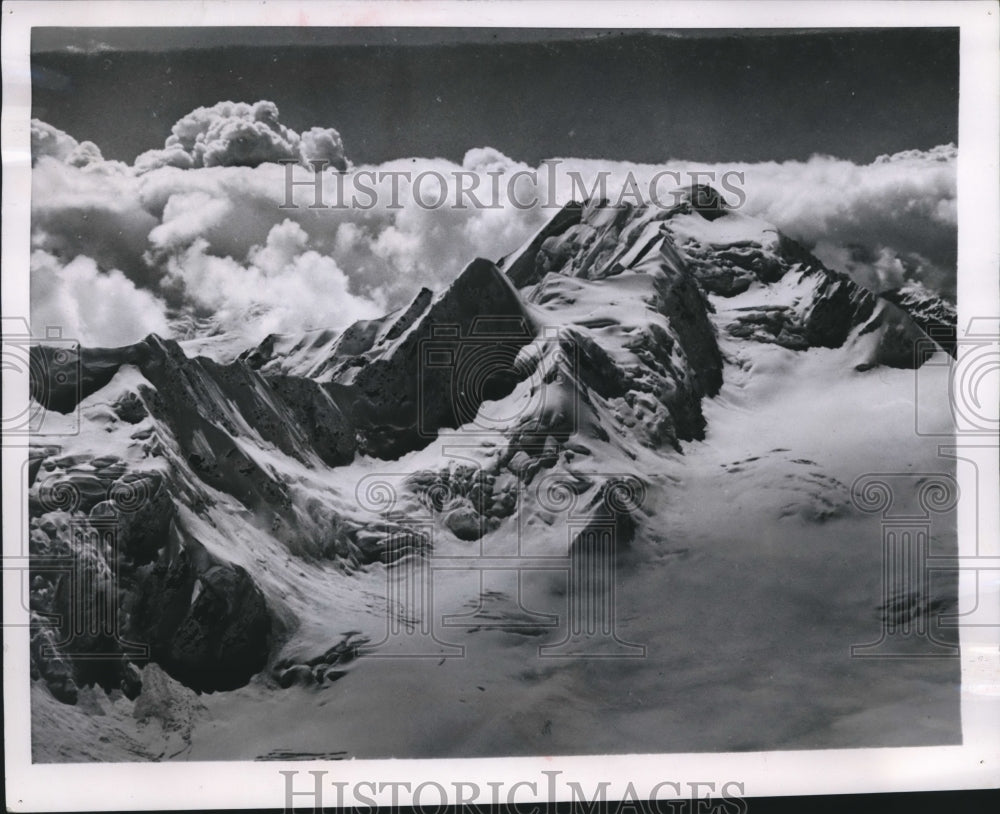 1953 Press Photo Peak of Elie de Beaumont in New Zealand - Historic Images