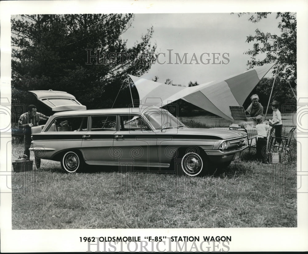 1963 Press Photo The 1962 Oldsmobile 2-Seat F-85 Station Wagon with New Aestetic-Historic Images