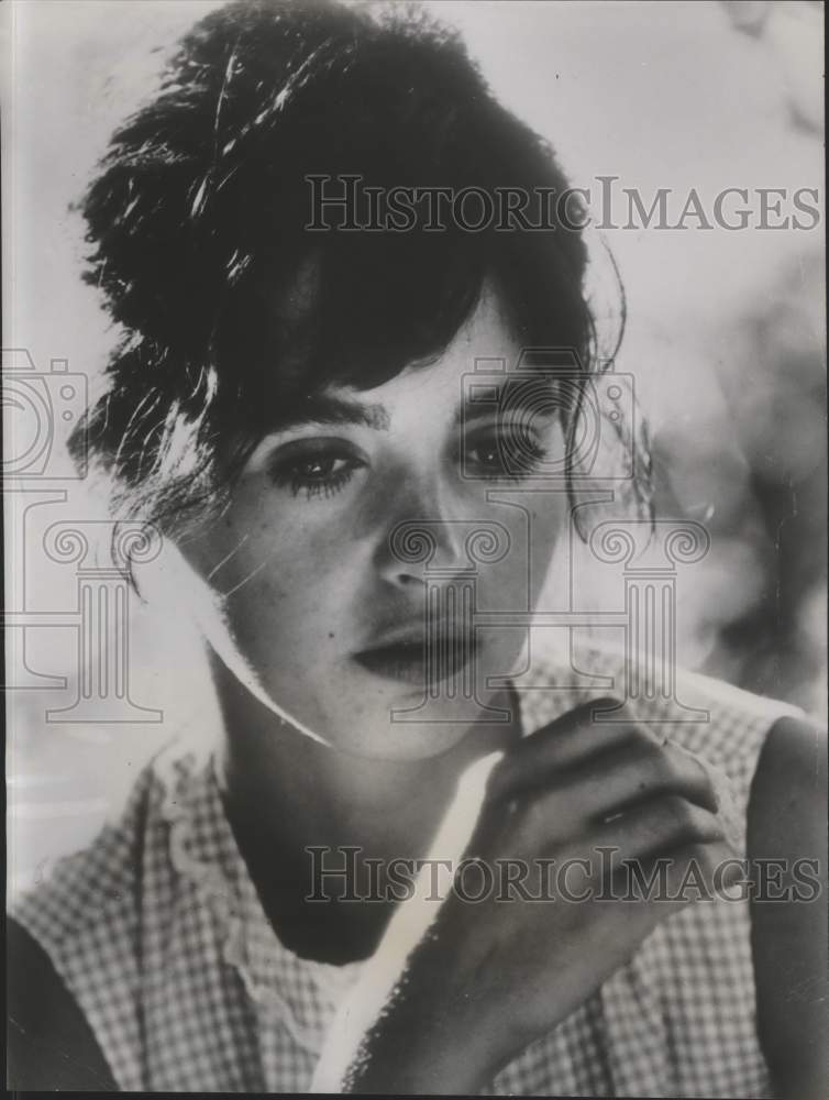 1961 Press Photo Millie Perkins co-stars in "Street of Love". - Historic Images