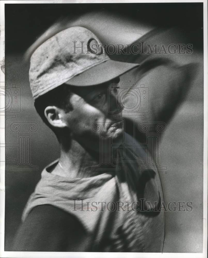 1960 Press Photo Cincinnati Reds baseball pitcher, Jim O&#39;Toole, delivers pitch - Historic Images