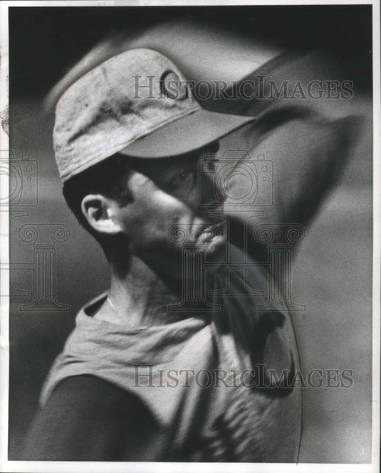 1960 Press Photo Cincinnati Reds baseball pitcher, Jim O'Toole, delivers pitch - Historic Images