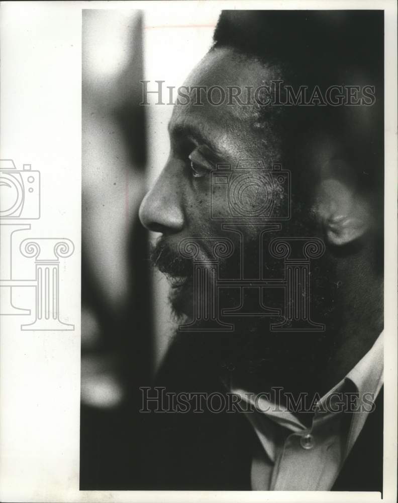 1978 Press Photo Comedian Dick Gregory - Historic Images