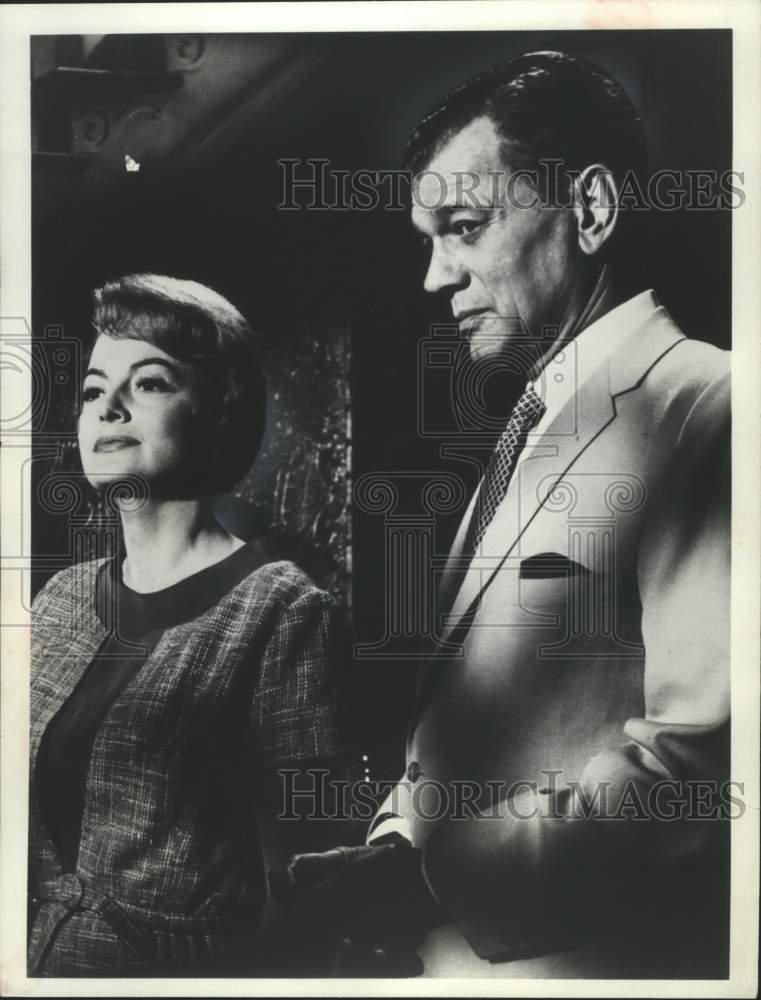 1968 Press Photo Olivia De Havilland and Joseph Cotten Hush Hush Sweet Charlotte - Historic Images