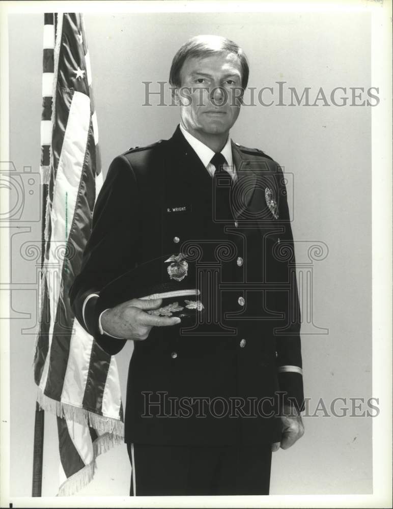 1985 Press Photo Adam West in &quot;The Last Precinct&quot; - Historic Images