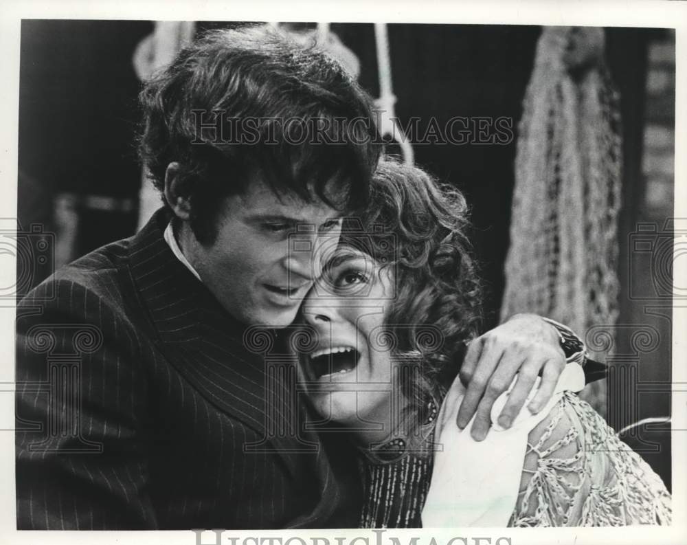 1975 Press Photo Charles Grodin and Jeannie Berlin star in "The Heartbreak Kid" - Historic Images