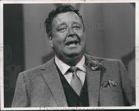 1969 Press Photo Jackie Gleason, US comedian - Historic Images