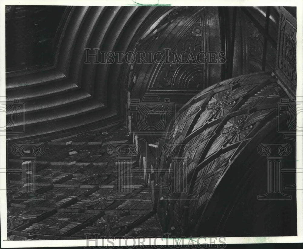 1982 Press Photo Ceiling of the Grand Theater, Wisconsin - mjx36302- Historic Images