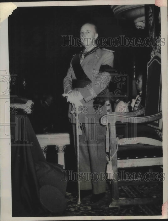 1963 Press Photo Generalissimo Francisco Franco of Spain - mjx37405-Historic Images