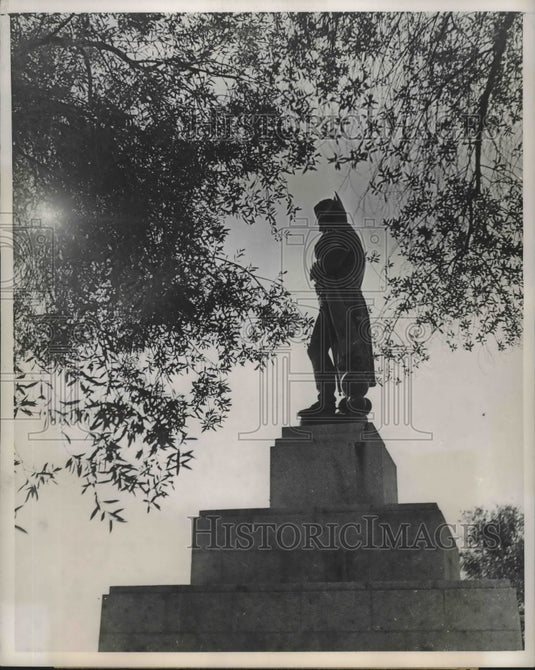 1950 Bronze Statue of Napoleon, Ajaccio, Corsica-Historic Images