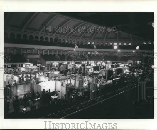 1950 Interior of Bruce Hall Auditorium in Milwaukee, Wisconsin-Historic Images