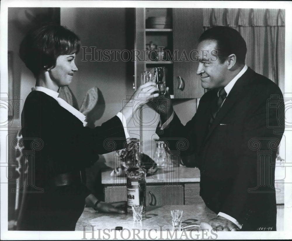 1964 Actors Lilo Pulver & Bob Hope in "Global Affair"-Historic Images