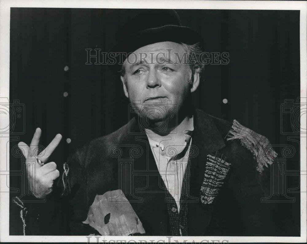 1973 Press Photo Actor Carroll O&#39;Connor on Special, &quot;Three for the Girls&quot;-Historic Images