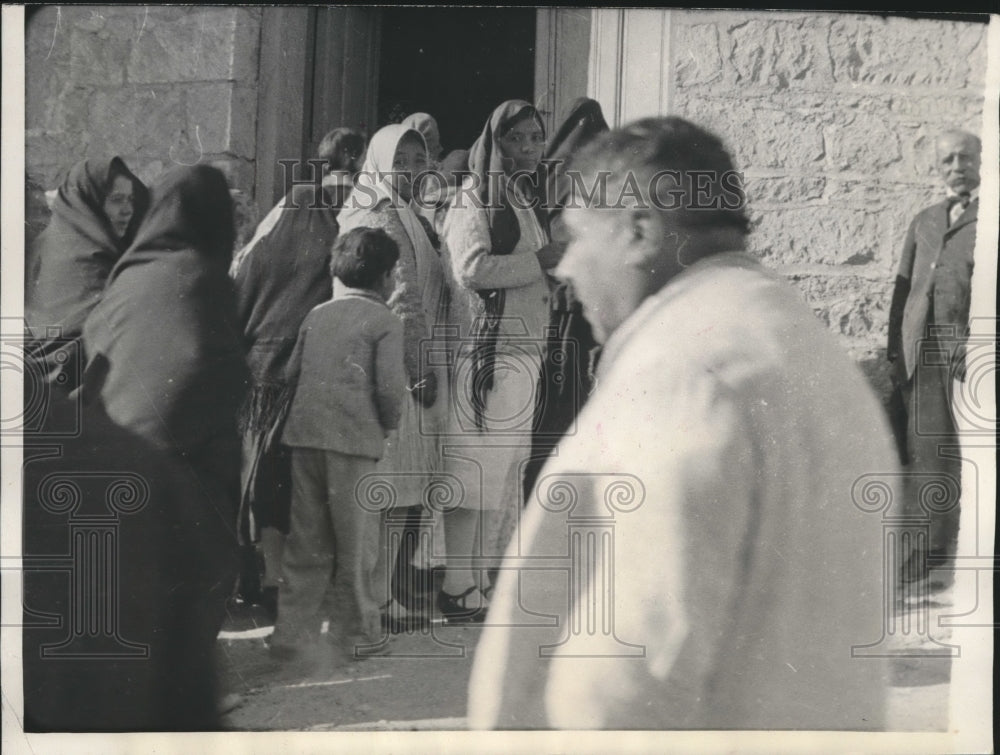 1929 Press Photo Worshipers Return to Church in Nogales, Mexico - mjx38212-Historic Images