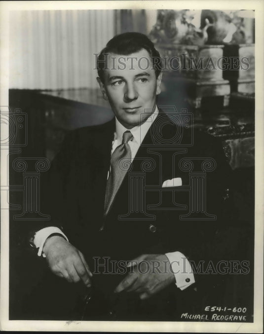 1955 Press Photo Michael Redgrave - Historic Images